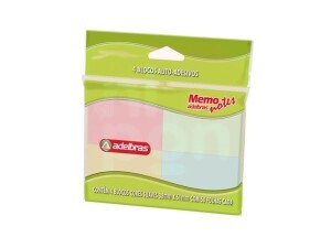 Bloco Auto-Adesivo Pastel 38 X 51mm - 50fls