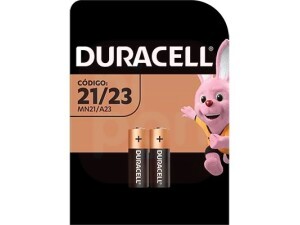 Pilha MINI Alcalina MN21 / A23 12v - 2 UN - Duracell 21/23