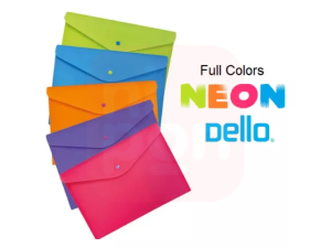 Pasta C/ Botão Horizontal Envelope A4 Full Color Roxo